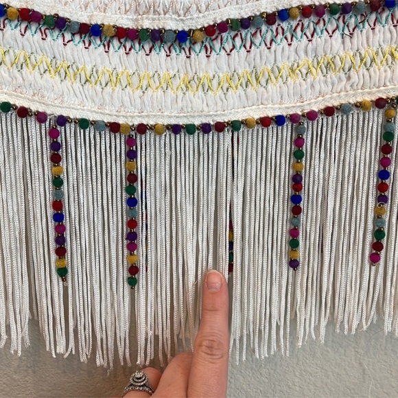 REVOLVE Majorelle Hannah Mae Fringe Tube Top Size Small - Picture 8 of 9